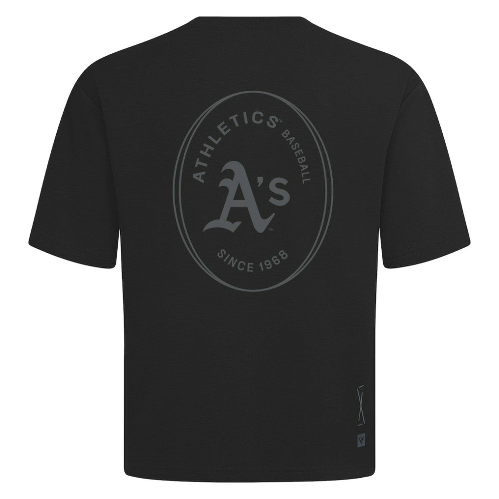 Athletics Levelwear Signet Oversized Luxe Signature Knit T-Shirt Black