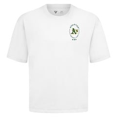 Athletics Levelwear Signet Oversized Luxe Signature Knit T-Shirt White