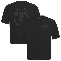Cleveland Guardians Levelwear Signet Oversized Luxe Signature Knit T-Shirt Black