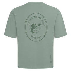 Baltimore Orioles Levelwear Signet Oversized Luxe Signature Knit T-Shirt Green