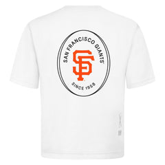 San Francisco Giants Levelwear Register Oversized Luxe Signature Knit T-Shirt White