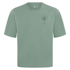 Minnesota Twins Levelwear Register Oversized Luxe Signature Knit T-Shirt Green