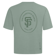 San Francisco Giants Levelwear Register Oversized Luxe Signature Knit T-Shirt Green