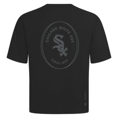 Chicago White Sox Levelwear Register Oversized Luxe Signature Knit T-Shirt Black