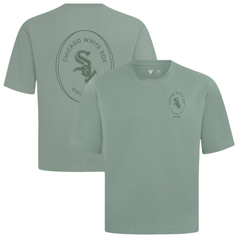 Chicago White Sox Levelwear Register Oversized Luxe Signature Knit T-Shirt Green