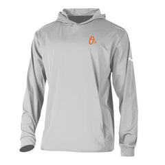 Baltimore Orioles Long Drive Pullover Hoodie Gray | Columbia