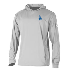Los Angeles Dodgers Long Drive Pullover Hoodie Gray | Columbia