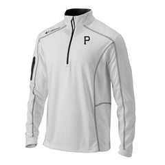 Pittsburgh Pirates Omni-Wick Shotgun Quarter-Zip Pullover White | Columbia