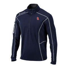 St. Louis Cardinals Omni-Wick Shotgun Quarter-Zip Pullover Navy | Columbia