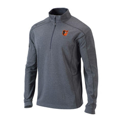 Baltimore Orioles Omni-Wick Shotgun Quarter-Zip Pullover Gray | Columbia