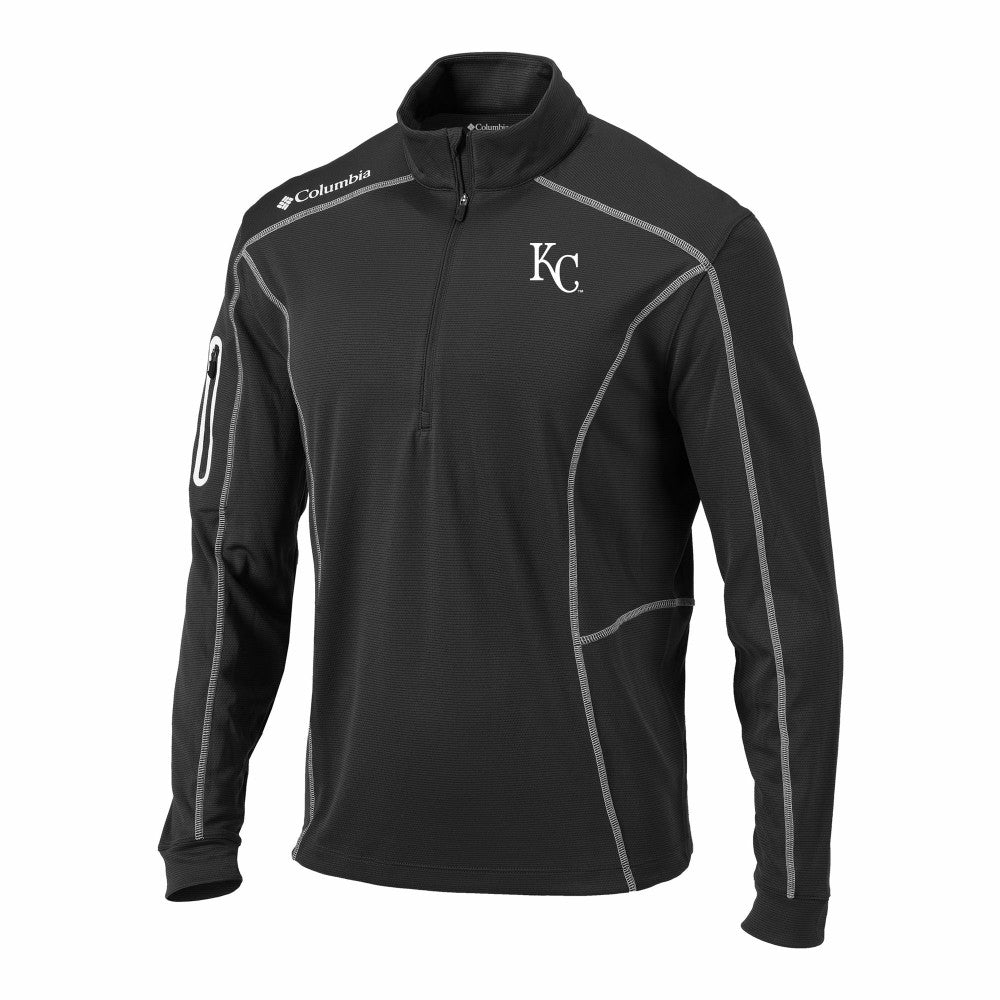 Kansas City Royals Omni-Wick Shotgun Quarter-Zip Pullover Gray | Columbia