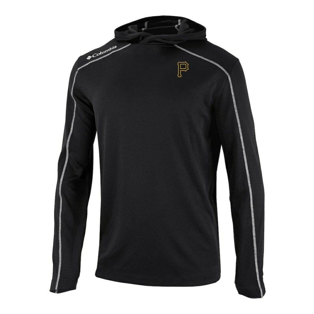 Pittsburgh Pirates Omni-Wick Shotgun Pullover Hoodie Black | Columbia
