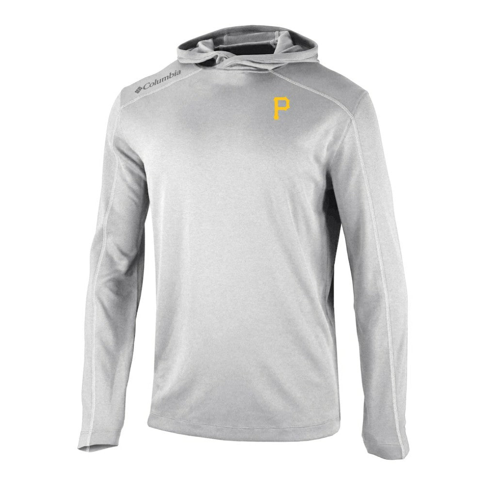Pittsburgh Pirates Omni-Wick Shotgun Pullover Hoodie Gray | Columbia