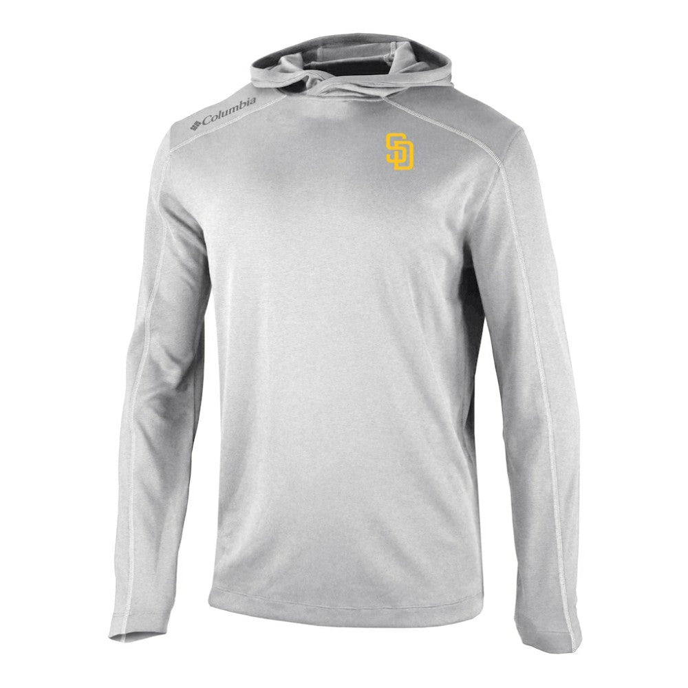 San Diego Padres Omni-Wick Shotgun Pullover Hoodie Gray | Columbia