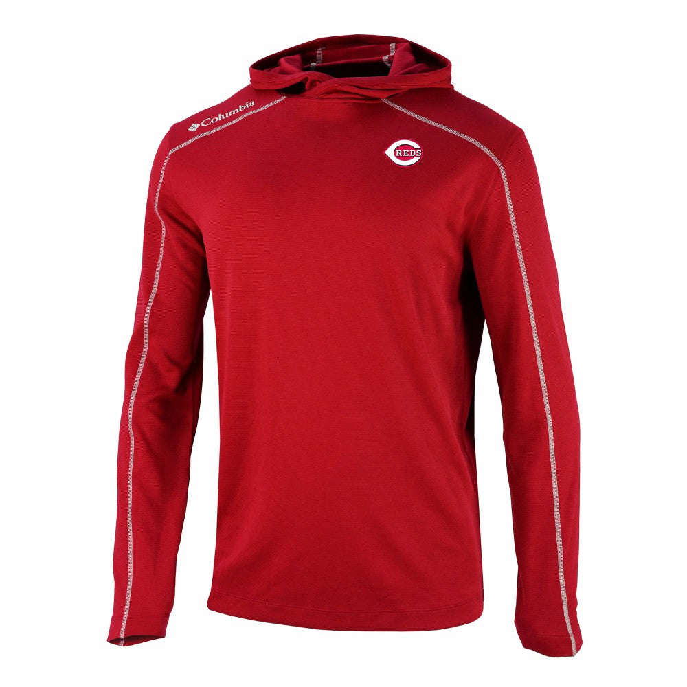Cincinnati Reds Omni-Wick Shotgun Pullover Hoodie Red | Columbia