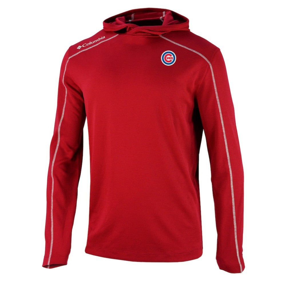 Chicago Cubs Omni-Wick Shotgun Pullover Hoodie Red | Columbia