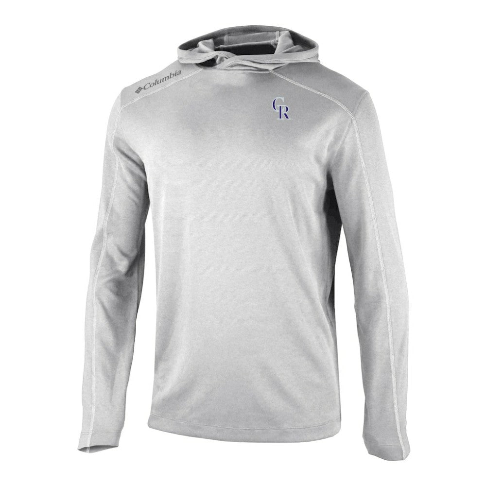 Colorado Rockies Omni-Wick Shotgun Pullover Hoodie Gray | Columbia