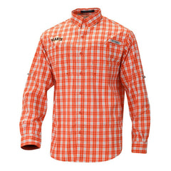 San Francisco Giants Super Tamiami Omni-Shade Long Sleeve Button-Down Shirt Orange | Columbia