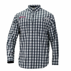 Los Angeles Angels Super Tamiami Omni-Shade Long Sleeve Button-Down Shirt Navy | Columbia