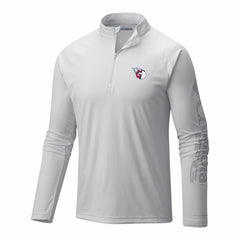 Cleveland Guardians Terminal Tackle Omni-Wick Raglan Quarter-Zip Pullover White | Columbia
