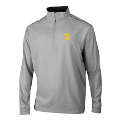 San Diego Padres Omni-Wick Bogey's Paradise Quarter-Zip Pullover Gray | Columbia