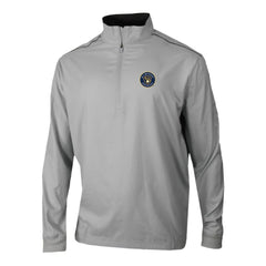 Milwaukee Brewers Omni-Wick Bogey's Paradise Quarter-Zip Pullover Gray | Columbia