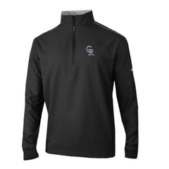 Colorado Rockies Omni-Wick Bogey's Paradise Quarter-Zip Pullover Black | Columbia