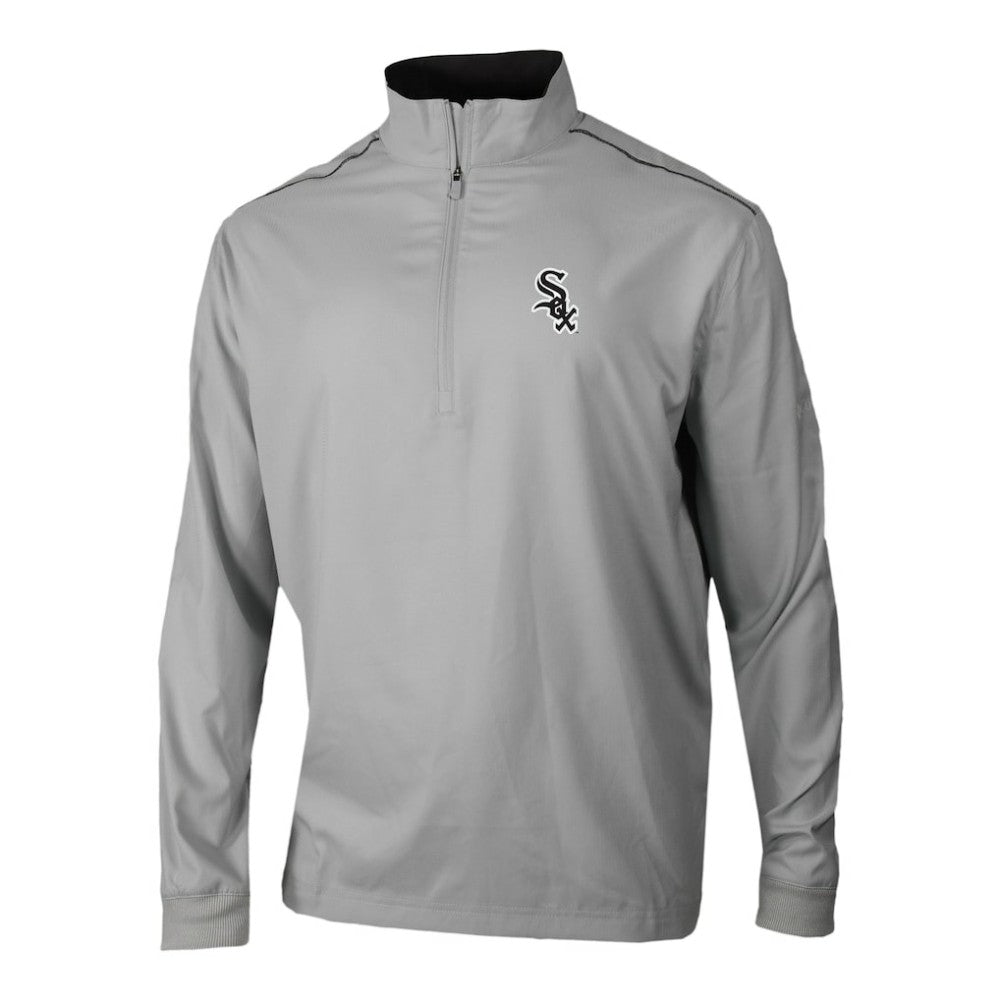 Chicago White Sox Omni-Wick Bogey's Paradise Quarter-Zip Pullover Gray | Columbia