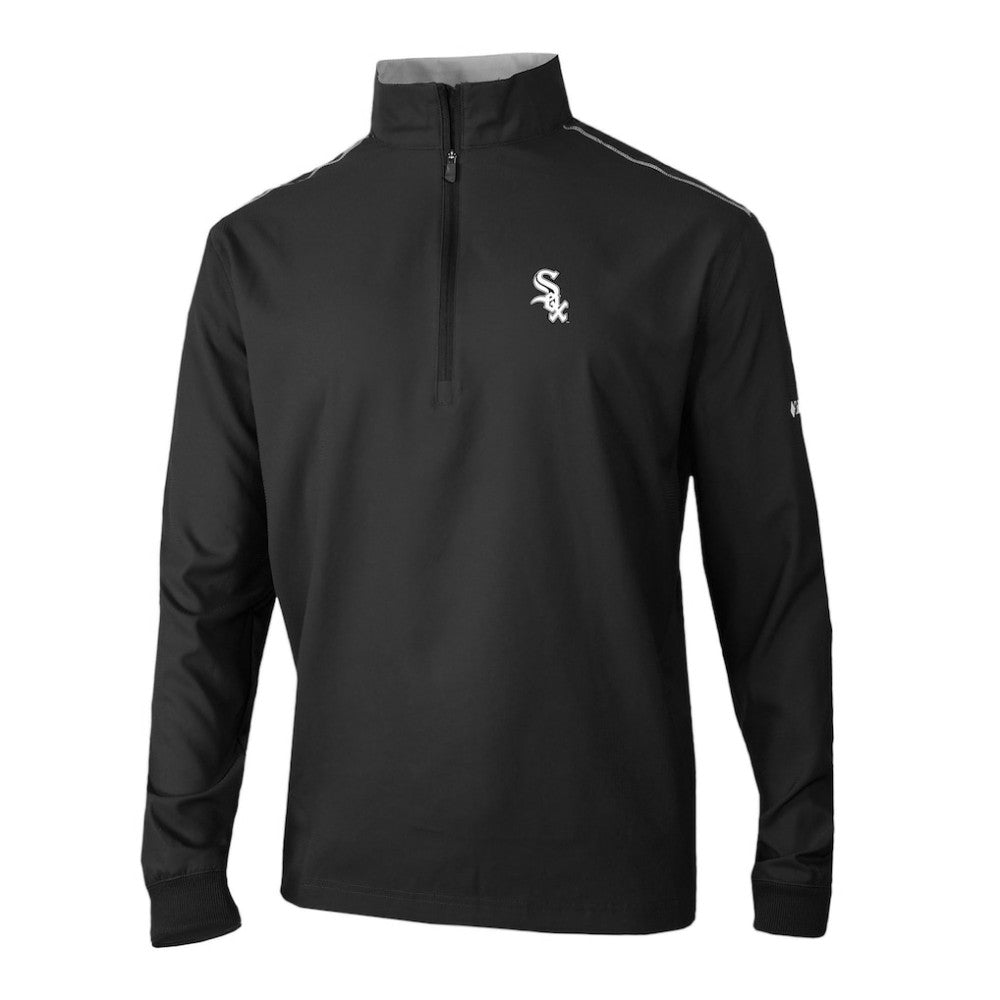 Chicago White Sox Omni-Wick Bogey's Paradise Quarter-Zip Pullover Black | Columbia