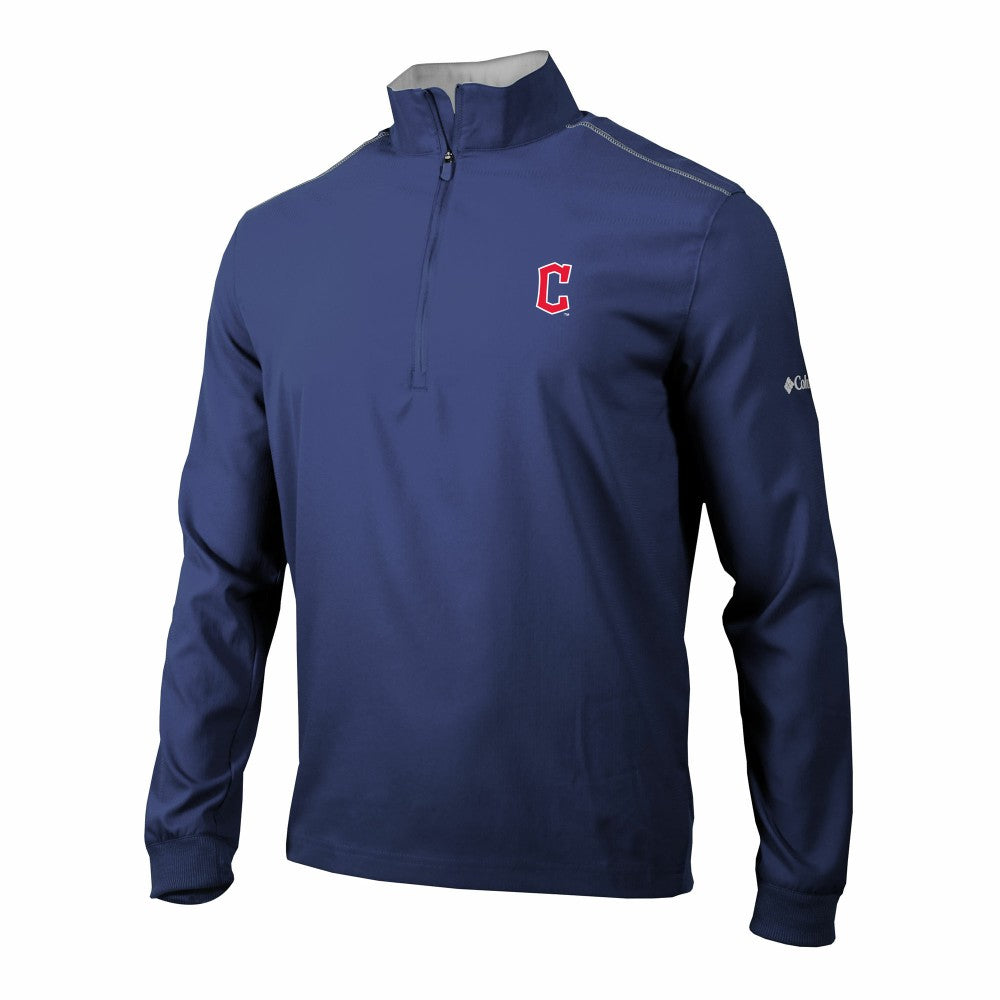 Cleveland Guardians Omni-Wick Bogey's Paradise Quarter-Zip Pullover Navy | Columbia