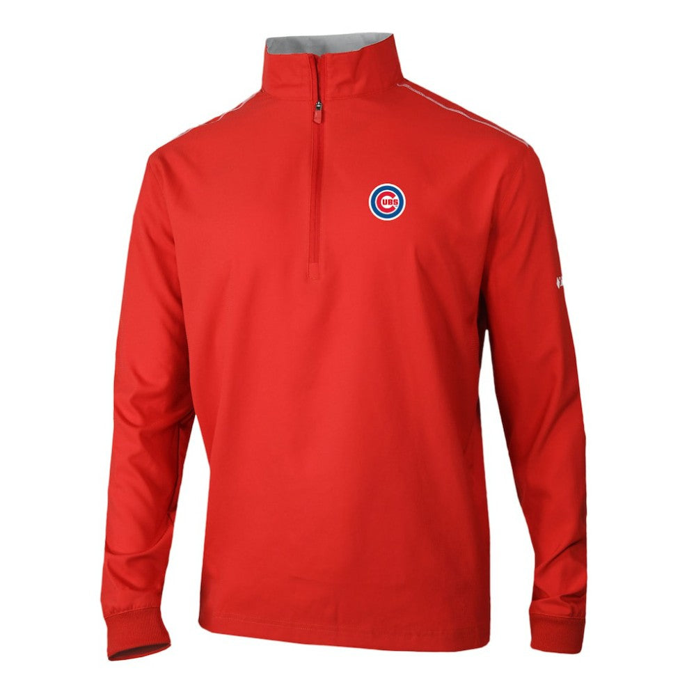 Chicago Cubs Omni-Wick Bogey's Paradise Quarter-Zip Pullover Red | Columbia