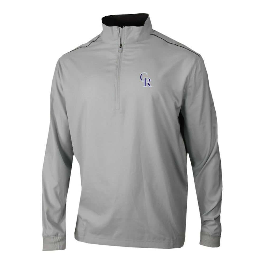Colorado Rockies Omni-Wick Bogey's Paradise Quarter-Zip Pullover Gray | Columbia