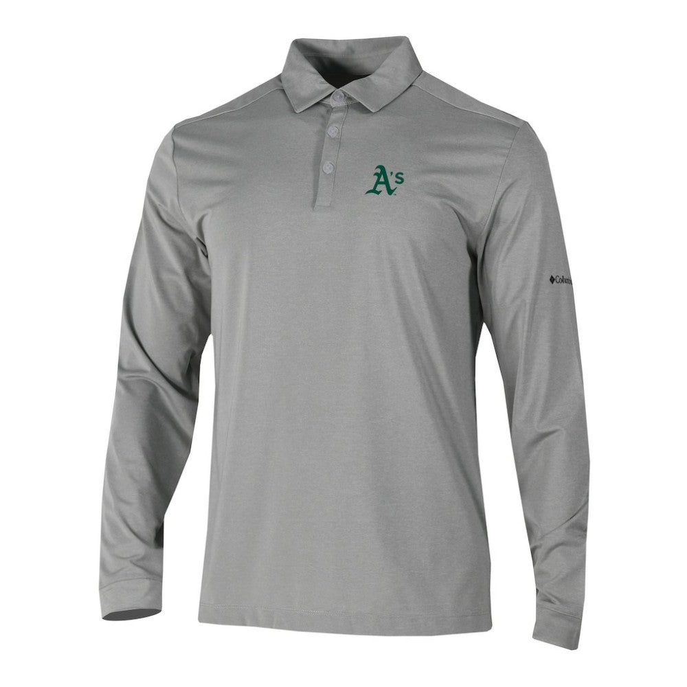 Athletics Omni-Wick Pin High Long Sleeve Polo Gray | Columbia