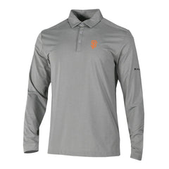 San Francisco Giants Omni-Wick Pin High Long Sleeve Polo Gray | Columbia