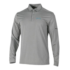 Seattle Mariners Omni-Wick Pin High Long Sleeve Polo Gray | Columbia