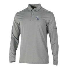 Colorado Rockies Omni-Wick Pin High Long Sleeve Polo Gray | Columbia