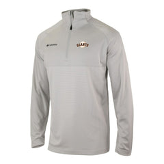 San Francisco Giants Omni-Wick Raglan Rockin' It Quarter-Zip Pullover Gray | Columbia