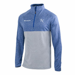 Kansas City Royals Omni-Wick Raglan Rockin' It Quarter-Zip Pullover Royal | Columbia