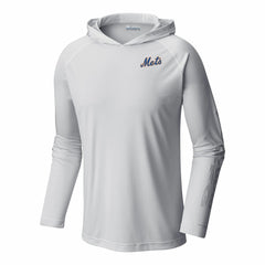 New York Mets Terminal Tackle Omni-Shade Pullover Hoodie White | Columbia