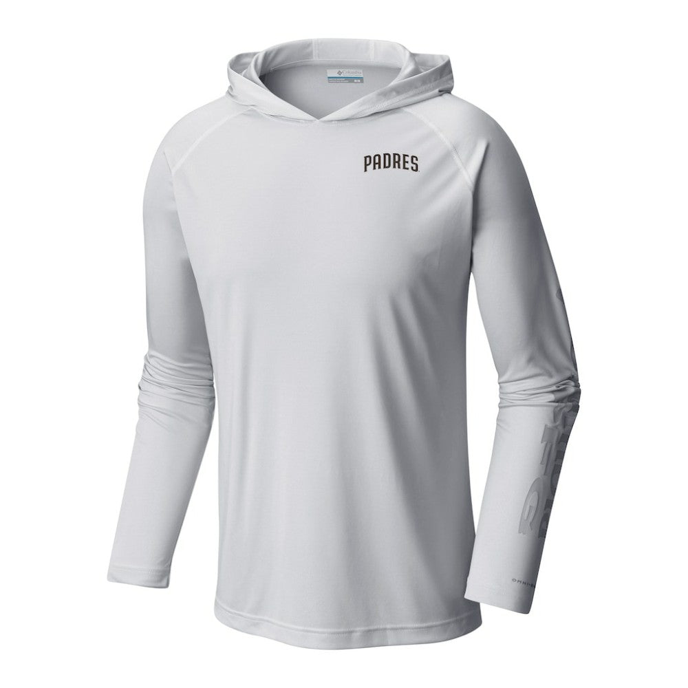 San Diego Padres Terminal Tackle Omni-Shade Pullover Hoodie White | Columbia