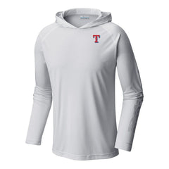 Texas Rangers Terminal Tackle Omni-Shade Pullover Hoodie White | Columbia