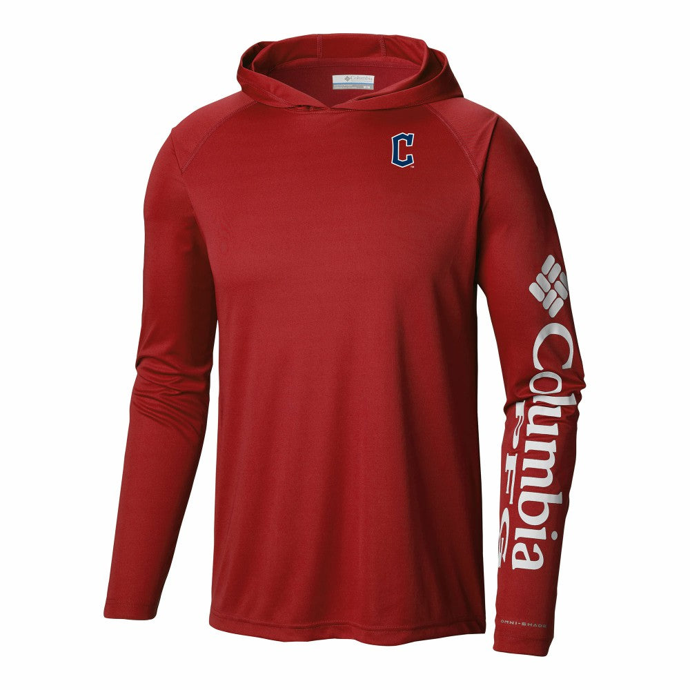Cleveland Guardians Terminal Tackle Omni-Shade Pullover Hoodie Red | Columbia