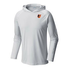 Baltimore Orioles Terminal Tackle Omni-Shade Pullover Hoodie White | Columbia