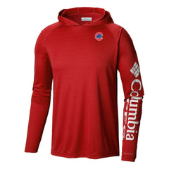 Chicago Cubs Terminal Tackle Omni-Shade Pullover Hoodie Red | Columbia
