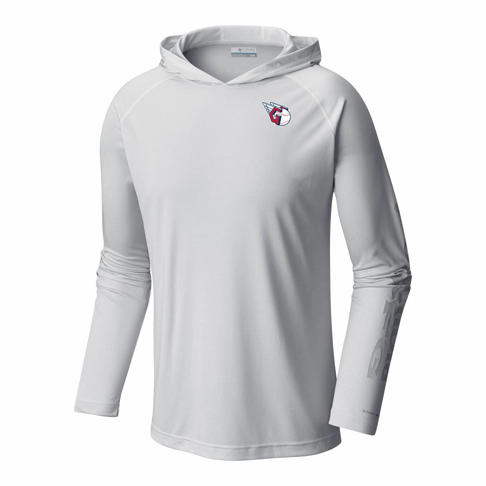 Cleveland Guardians Terminal Tackle Omni-Shade Pullover Hoodie White | Columbia