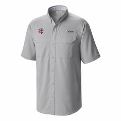 Minnesota Twins Omni-Wick Low Drag Offshore Button-Up Shirt Gray | Columbia