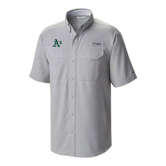 Athletics Omni-Wick Low Drag Offshore Button-Up Shirt Gray | Columbia