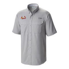 St. Louis Cardinals Omni-Wick Low Drag Offshore Button-Up Shirt Gray | Columbia