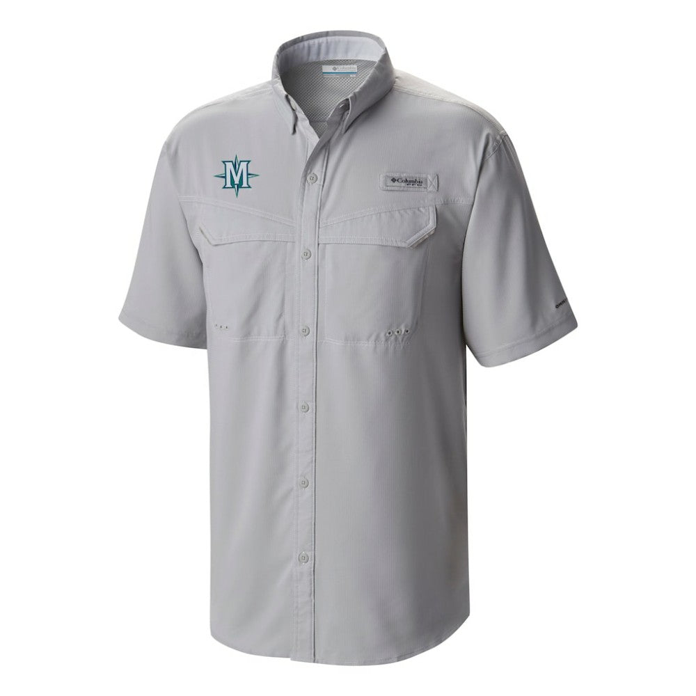 Seattle Mariners Omni-Wick Low Drag Offshore Button-Up Shirt Gray | Columbia