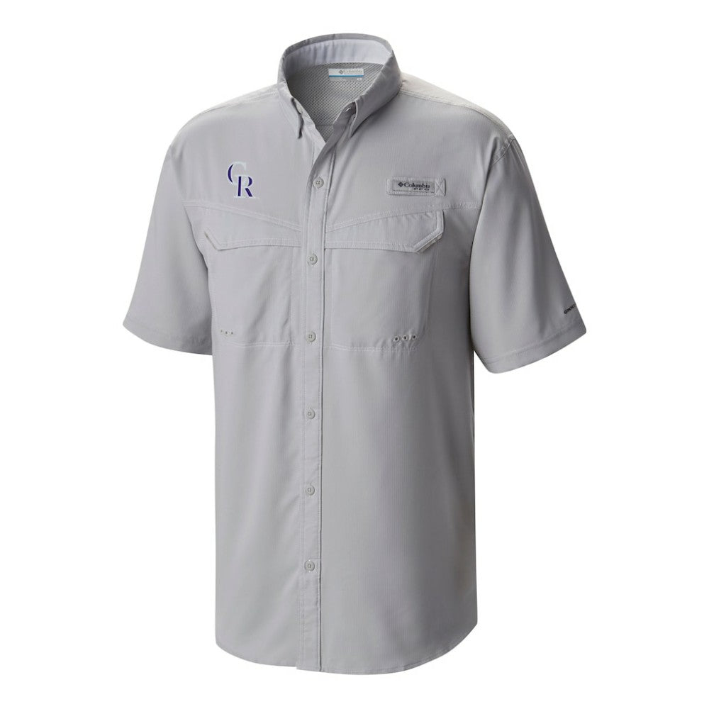Colorado Rockies Omni-Wick Low Drag Offshore Button-Up Shirt Gray | Columbia